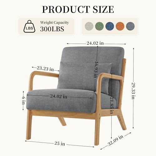 Mid Century Modern Accent Chair - Image 2