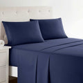 Clara Clark Premier 1800, Twin Bed Sheet Set, Includes Fitted, Flat & Pillowcase by ClaraClark