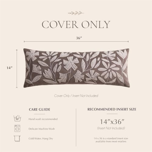 BlissBlush Fall Long Lumbar Pillow Cover 14x36 - Image 6
