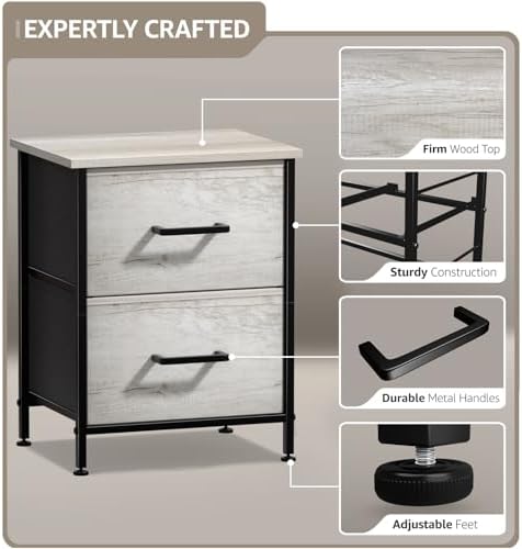 Sorbus Nightstand for Bedroom - Image 4