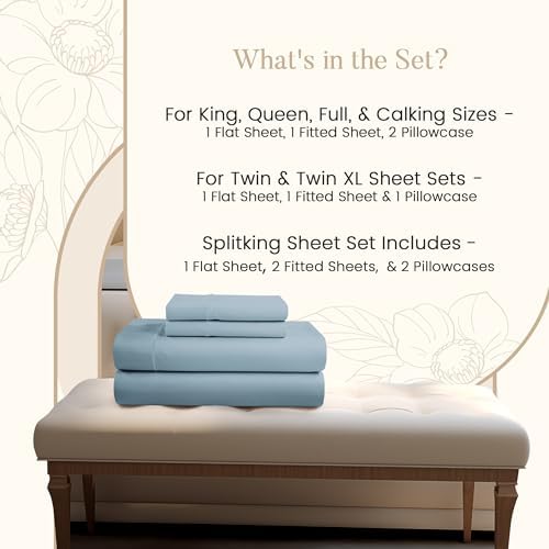 Luxury Cotton Sheets Queen Size Bed Set - Image 2