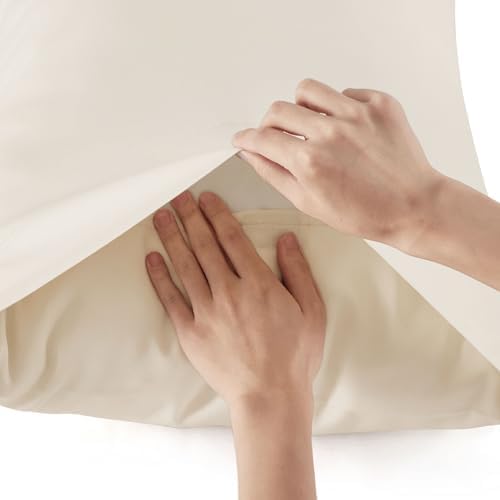 Bedsure PureWoven 100% Rayon Derived from Bamboo, Twin Bed Sheets, 3 Pieces - Image 5