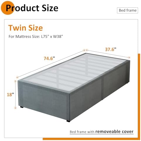 18 Inch Twin XL Bed Frames - Image 2