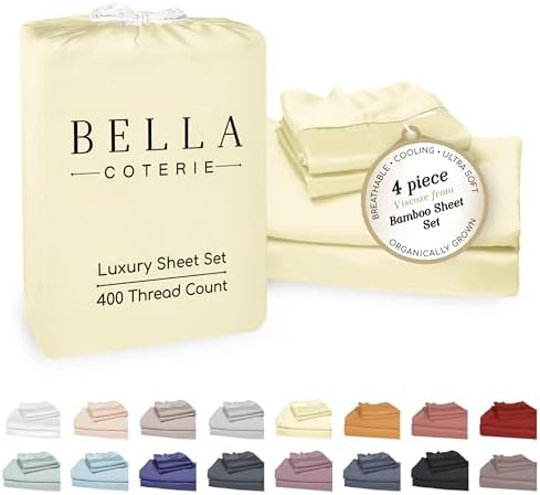 Bella Coterie Luxury Bamboo Viscose Full Size Sheet Set by BC