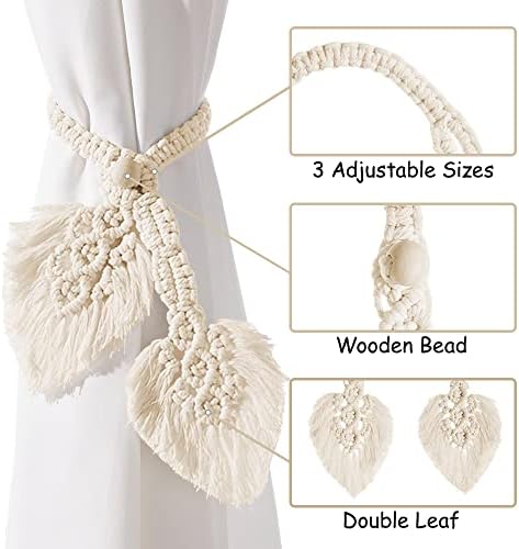 2 Pack Boho Curtain Tiebacks - Image 3