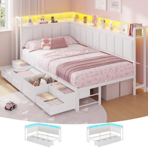 Brinlawb Twin Corner Bed Frame by Brinlawb