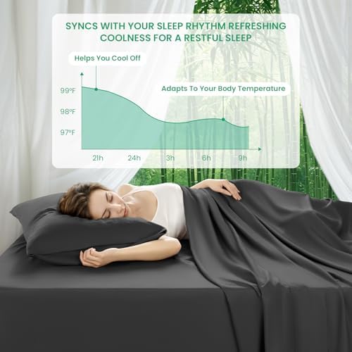 SONORO KATE 100% Viscose Derived from Bamboo_Sheets Cal King Size - Image 4