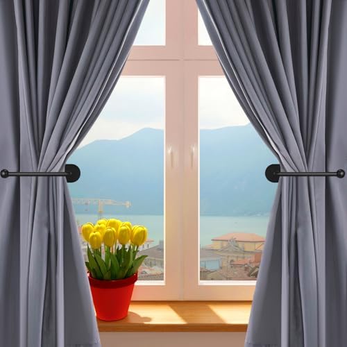 CroBlissful 2 Pcs Adhesive Curtain Holdbacks No Drill Window Hook - Image 5