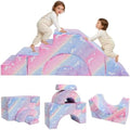 MeMoreCool Unicorn Rainbow Kids Couch, Modular Glow Sofa by MeMoreCool