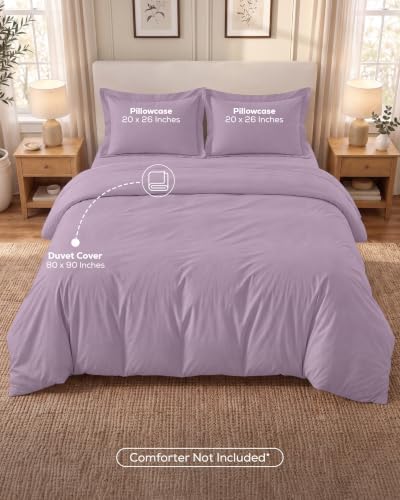 Duvet Cover Full, 3 Piece Set, Extra Soft - Image 3