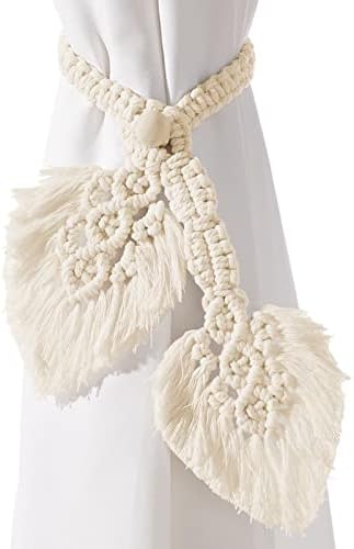 2 Pack Boho Curtain Tiebacks by Sunkaioo