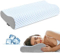 Cervical Pillow for Neck Pain Relief, Contour Memory Foam Pillows for Sleeping by Ylekto