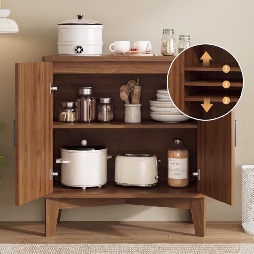 Xixini Fluted Sideboard Buffet Cabinet - Image 4