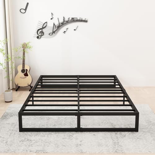 Lutown-Teen 9 Inch California King Bed Frames No Box Spring Needed Heavy Duty by Lutown-TeenHome
