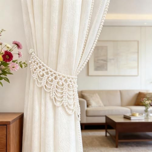 2 Pack Magnetic Curtain Tiebacks, Baroque Style Curtains Holdbacks - Image 3