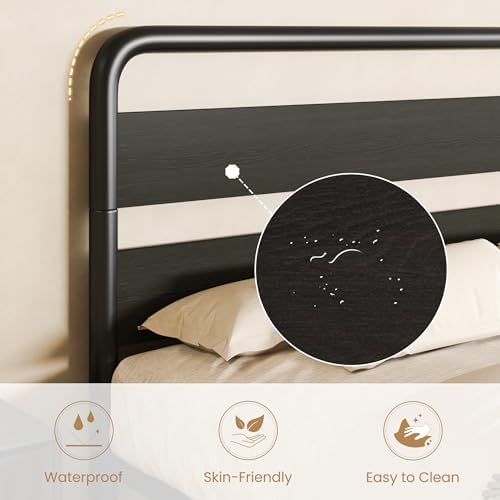 SHA CERLIN King Size Metal Bed Frame - Image 3