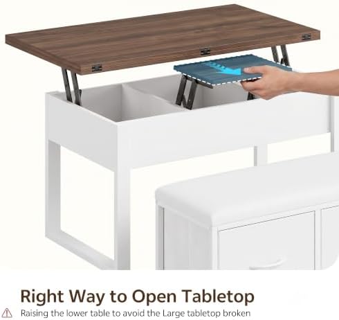 31.5'' Lift Top Coffee Table - Image 4