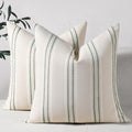 Hckot Spring Throw Pillow Covers 16x16 Set of 2 Green Pillow Covers by Hckot