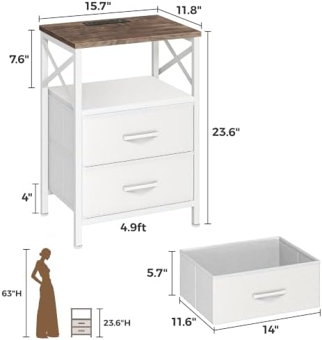 Huuger Nightstand Set of 2 - Image 3