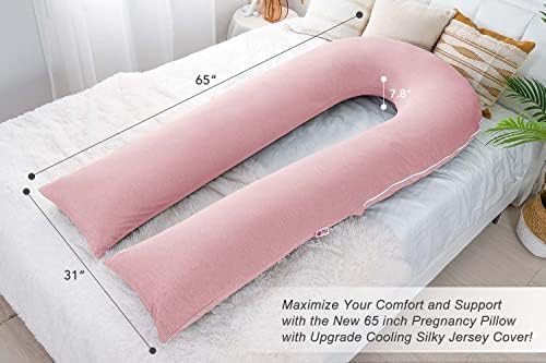 Pregnancy Pillow, Cooling Silky Pregnancy Pillows - Image 2