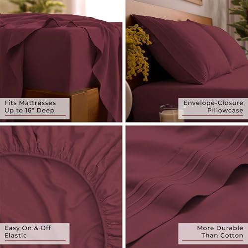 Mellanni Iconic 4-Piece Bed Sheet Set - Image 5
