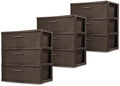 Sterilite Wide 3-Drawer Storage Unit by Sterilite