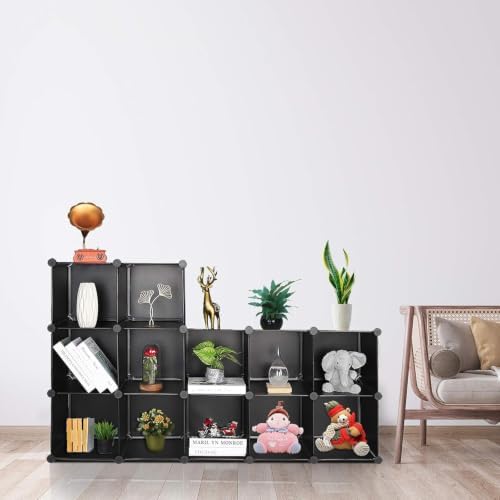 Cube Storage Organizer, DIY Plastic Closet Cabinet Modular Bookcase, Storage - Image 5