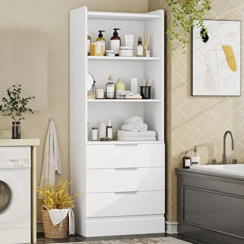 DICTAC 73.23'' Tall Storage Cabinet Bookcase - Image 5