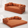 78.8" Convertible Futon Sofa Bed, Boneless Sleeper Couch by Yomsum