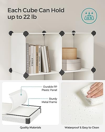 SONGMICS 6 Cube Storage Organizer, DIY Closet Shelf - Image 4