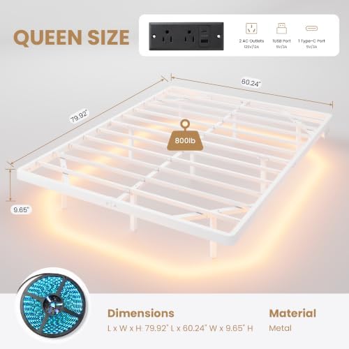 Sha Cerlin Queen Size Floating Bed Frame - Image 2