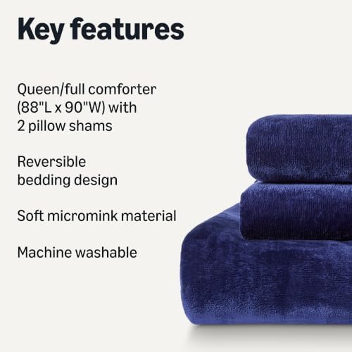 Amazon Basics Reversible Sherpa Comforter Set - Image 2