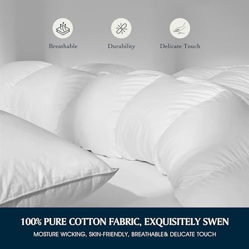Serta Goose Feather Down Fiber Comforter Queen Size - Image 5