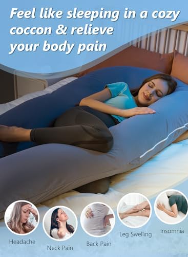 Pregnancy Pillows, Cooling Silky Pregnancy Pillows - Image 2