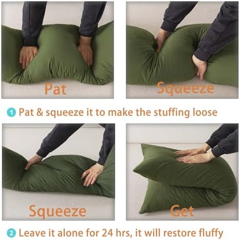 WhatsBedding Memory Foam Body Pillow - Image 6