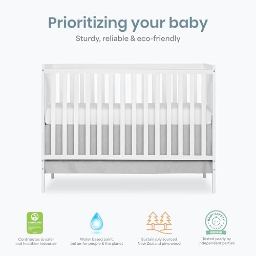 Dream On Me Synergy 5-in-1 Baby Crib, Converts to Toddler Bed - Image 5