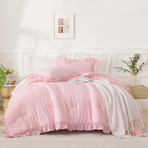 Andency Pink Comforter Set Full Size - Image 2