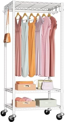 Rolling Clothes Rack, Clothing Racks by FUTASSI