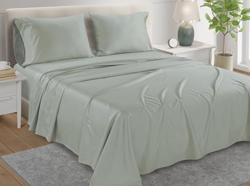 Deep Pocket Full Sheets Set, 800 TC 4PC Sheet & Pillowcase Sets - Image 2