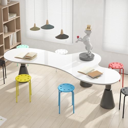 VECELO 6-Piece Stacking Stools for Classroom - Image 2
