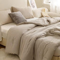 ROSGONIA Super King Comforter, 120x120 Soft Bedding Blanket Quilt by ROSGONIA