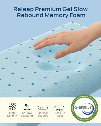 Releep Cooling Memory Foam Pillow - Image 5