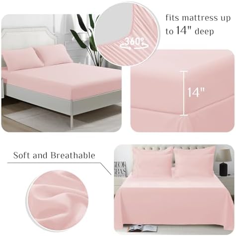 JOLLYVOGUE Full Comforter Set, Ultra-Soft Bed in a Bag Full Size 7 Pieces - Image 4