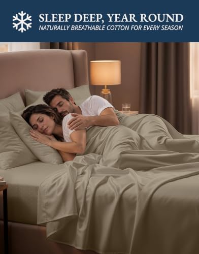 LANE LINEN Queen Sheets 100% Egyptian Cotton Sateen - Image 7