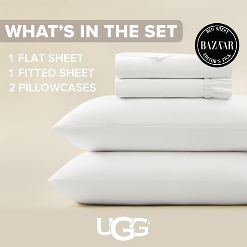 UGG Hedi Full Sheet Set, Luxury Cooling Sheets - Image 3