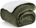 Bedsure GentleSoft Sherpa Fleece Twin Size Blanket by BEDSURE