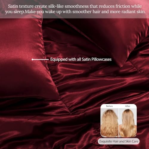 Whale Flotilla Reversible Satin Queen Comforter Set - Image 5