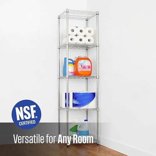 SafeRacks 5-Tier NSF Wire Shelving Unit - Image 5