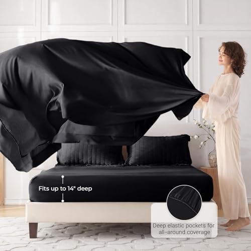 MUXHOMO Queen Comforter Set 7 Pieces, Seersucker Bed in a Bag - Image 3