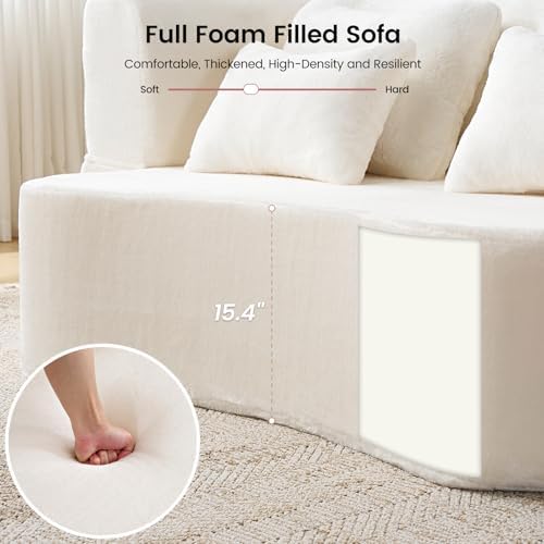 78” Convertible Sofa Bed, Full Size Sleeper Couch - Image 3